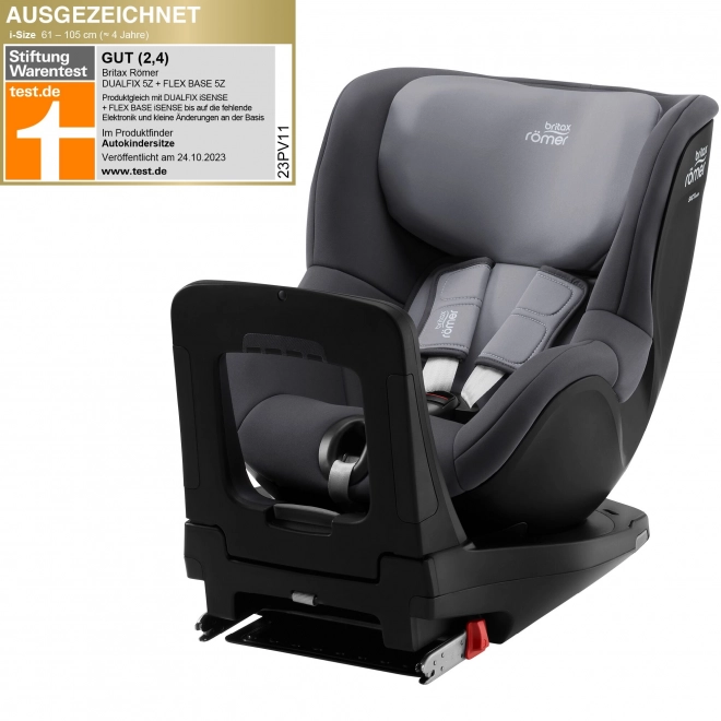 Seggiolino Auto Seggiolino Dualfix 5Z con Base Flex 5Z Grigio Scuro