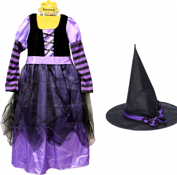 Set carnevale strega – viola