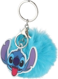 Portachiavi Stitch con pompon