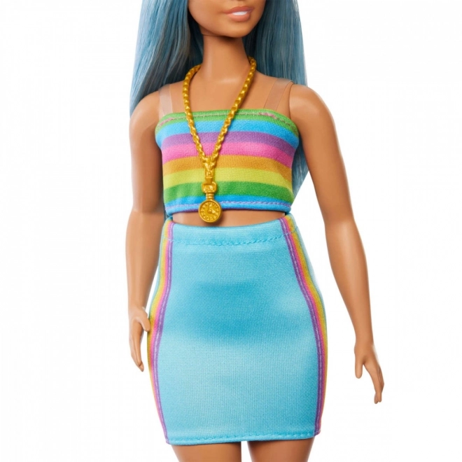 Barbie Modella - Gonna e Top Arcobaleno