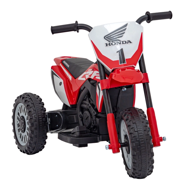 Moto elettrico per bambini Honda CRF 450R rosso con clacson e battistrada in gomma – rosso