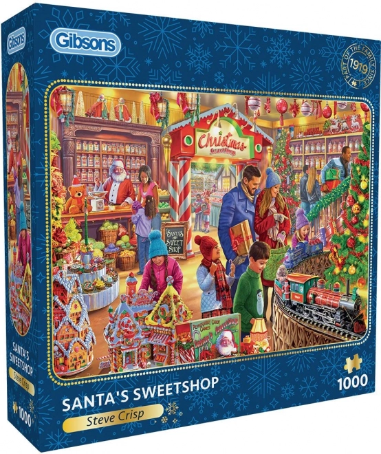 Puzzle Pasticceria di Babbo Natale 1000 Pezzi