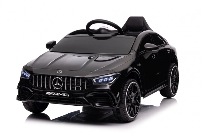 Auto elettrico per bambini Mercedes CLA 45s AMG nero 4x4