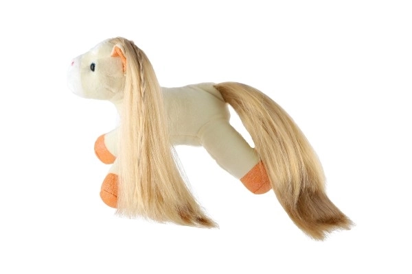 Unicorno in Borsetta Arancione di Peluche