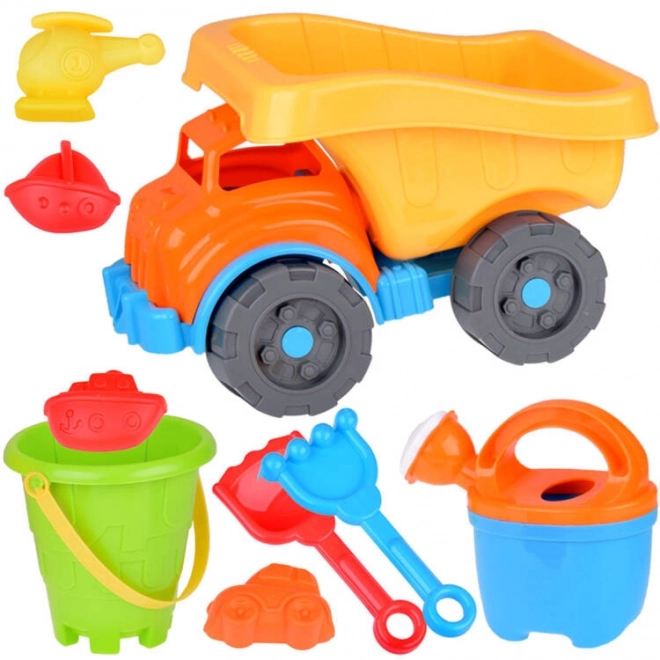 Grande Set Gioco Camion da Spiaggia con Formine