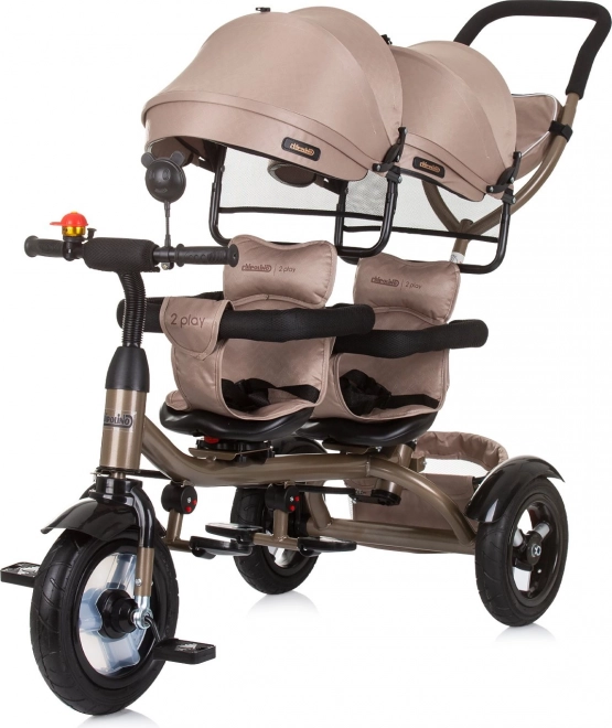 Triciclo Per Gemelli 2Play Beige