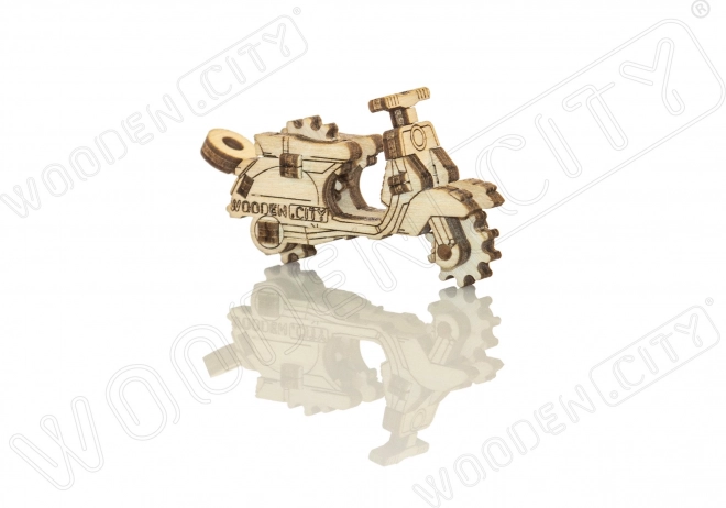 Puzzle 3D in legno - Auto d'epoca e moto