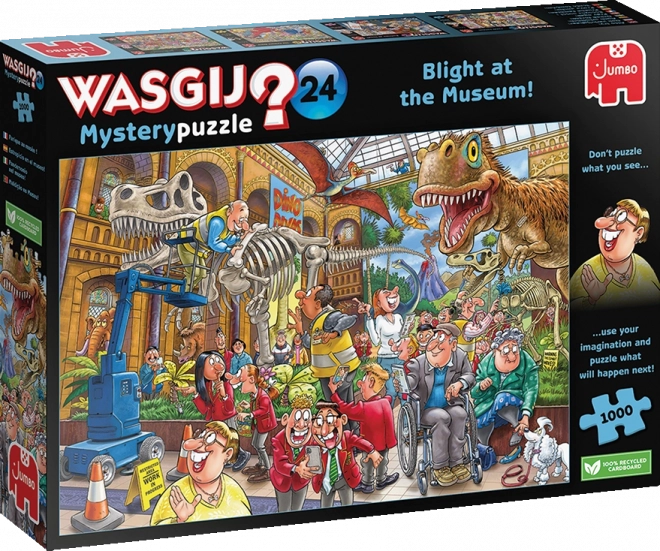 Puzzle Jumbo WASGIJ Mystery 24: Catastrofe al museo! 1000 pezzi