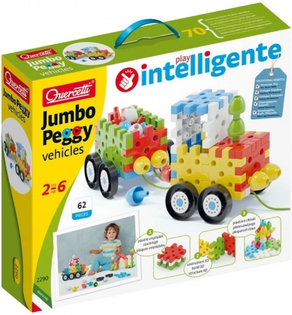 Quercetti Jumbo Peggy Vehicles Costruzioni per i più piccoli