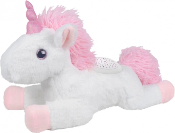 Unicorno che addormenta con proiettore e melodie