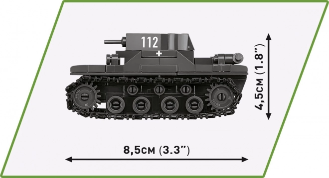 Set di costruzione 3 carri armati storici: Panzer I, Valentine IX, Renault R35