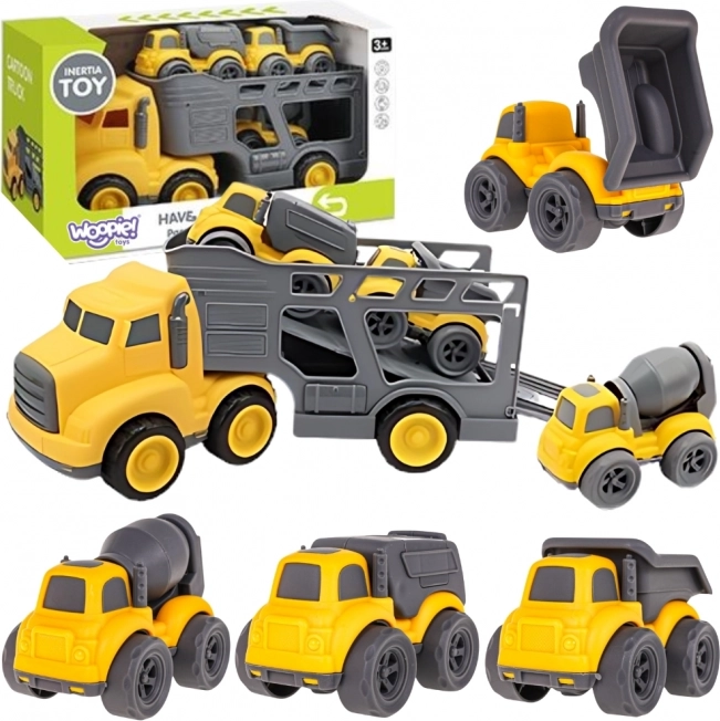 Set di veicoli da costruzione Woopie 4in1