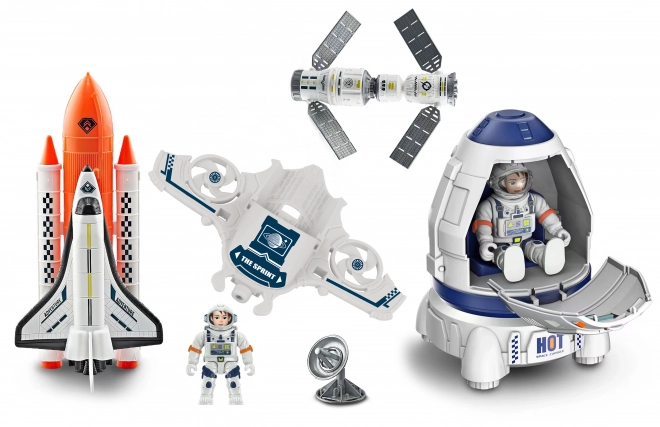 Set Spaziale con Miniatura e Shuttle