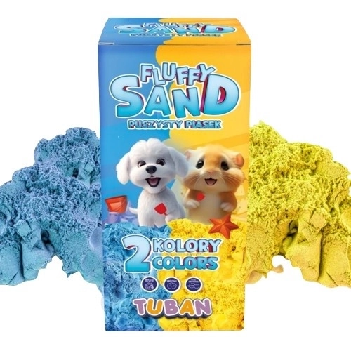 Sabbia Fluffy Set Blu e Giallo