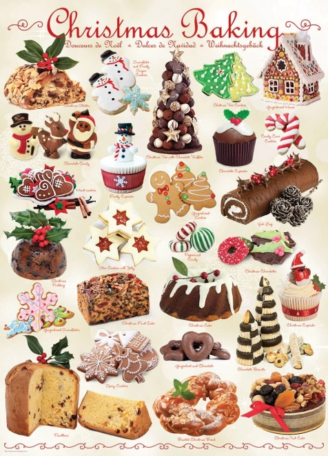 Puzzle Dolci Natalizi 1000 Pezzi