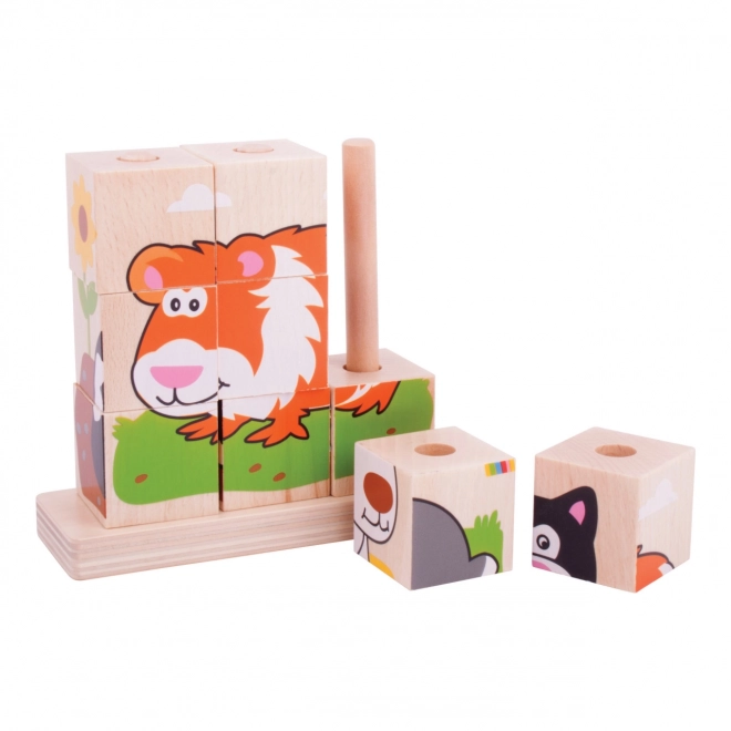 Bigjigs Baby Blocchi con Animali