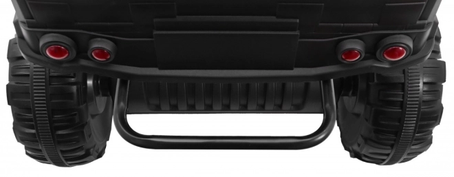 Quad XL a batteria per bambini bianco + trazione 4x4 + portabagagli + avvio lento + EVA + LED audio