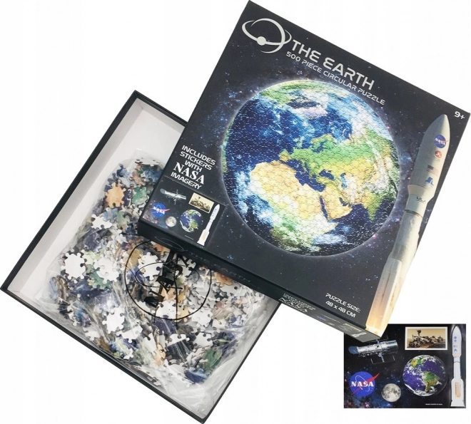 Puzzle a forma di Terra NASA 500 pezzi