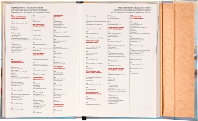 Agenda settimanale magnetica Uccelli 2025