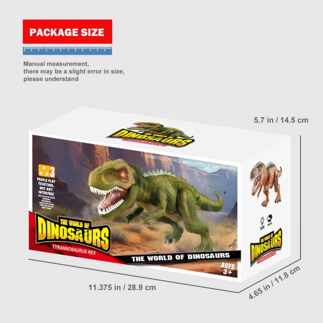 Dino T-Rex telecomandato con luci e suoni