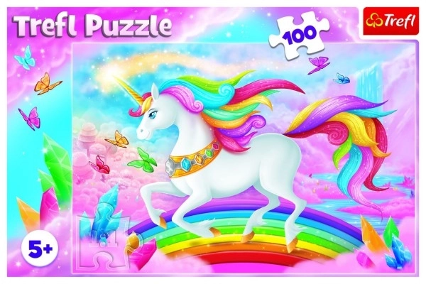 Puzzle 100 pezzi - Nel mondo cristallino degli unicorni