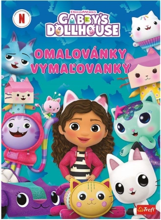 libro da colorare Gabby's Dollhouse 20 × 27,3 cm, 24 pagine