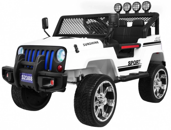 Auto fuoristrada Raptor Drifter Bianco + Telecomando + Trazione 4x4 + Spazio di stivaggio + Partenza lenta + MP3 LED