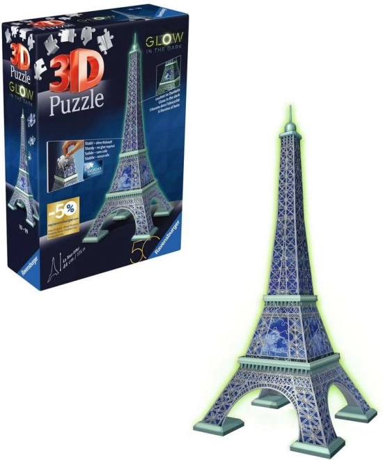 Puzzle 3D luminoso Torre Eiffel