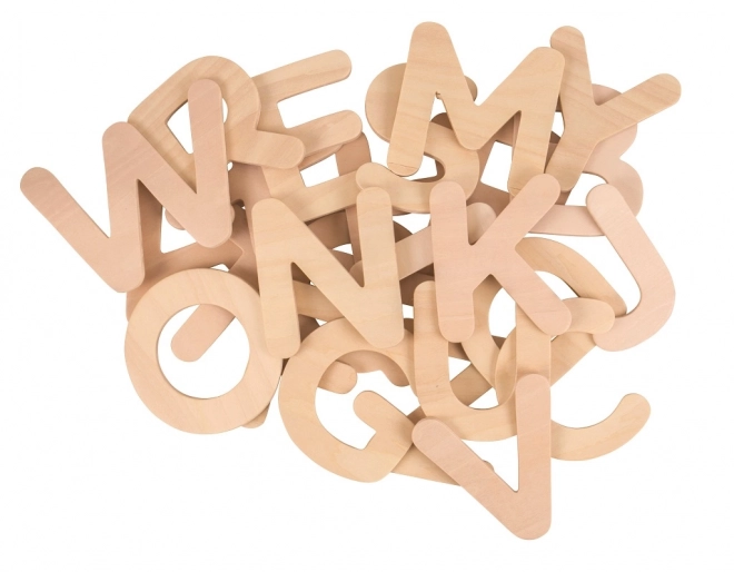 Abecedario in legno con lettere maiuscole Bigjigs