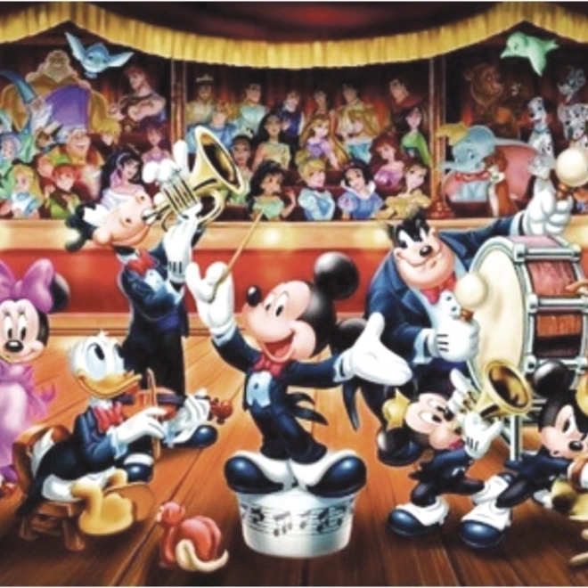 Puzzle panoramico Clementoni Disney Orchestr 1000 pezzi