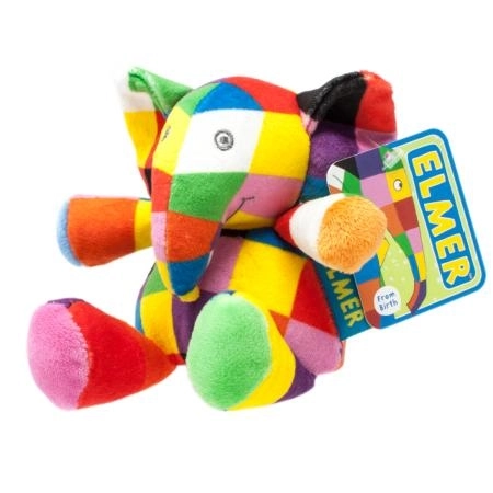 Peluche Elefante Elmer Arcobaleno