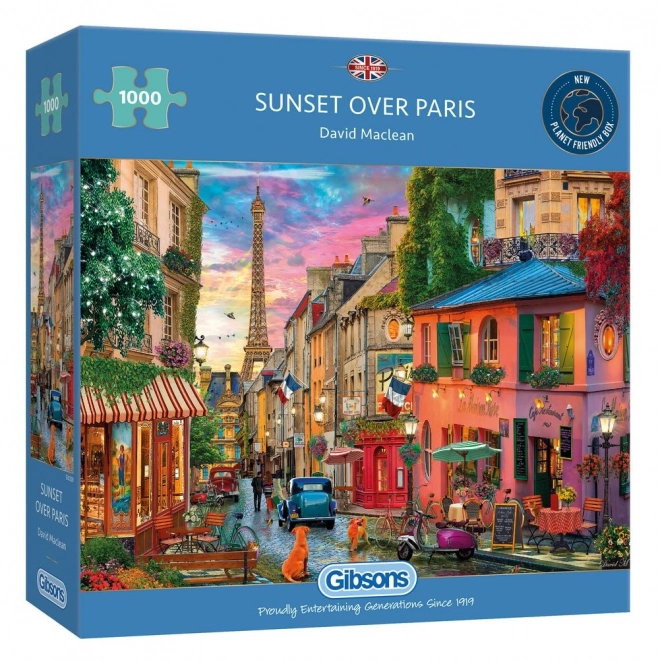 Puzzle tramonto su Parigi 1000 pezzi