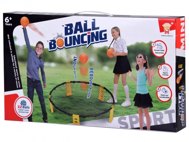 Gioco di società Smash Ball per bambini con trampolino