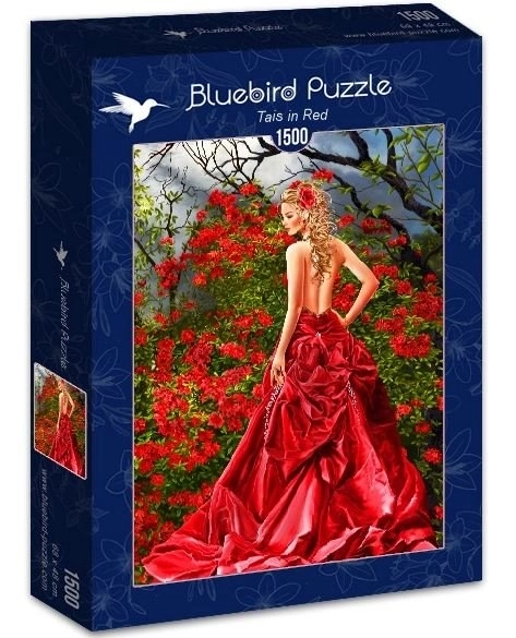 Puzzle Donna in Rosso 1500 Pezzi