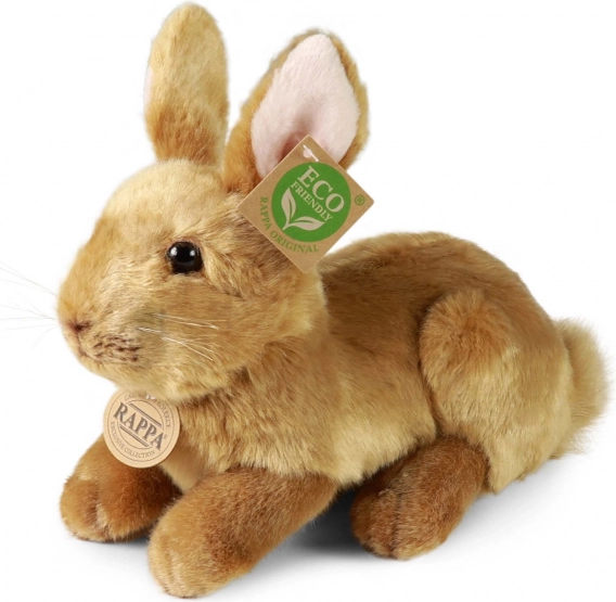 Coniglio di peluche marrone 23 cm eco-friendly