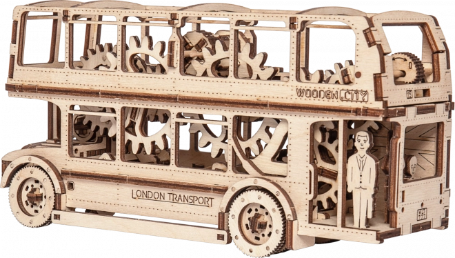 Puzzle 3D in legno - autobus di Londra