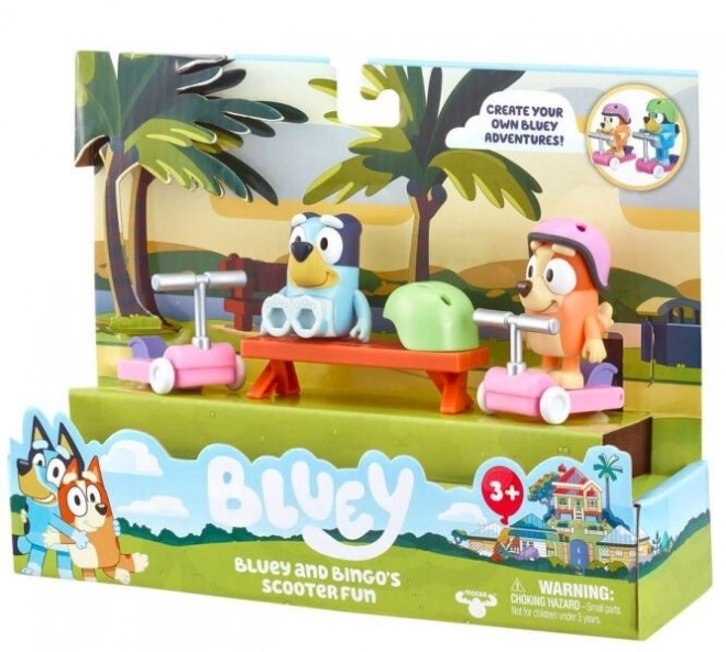 Set per il gioco sul monopattino Bluey
