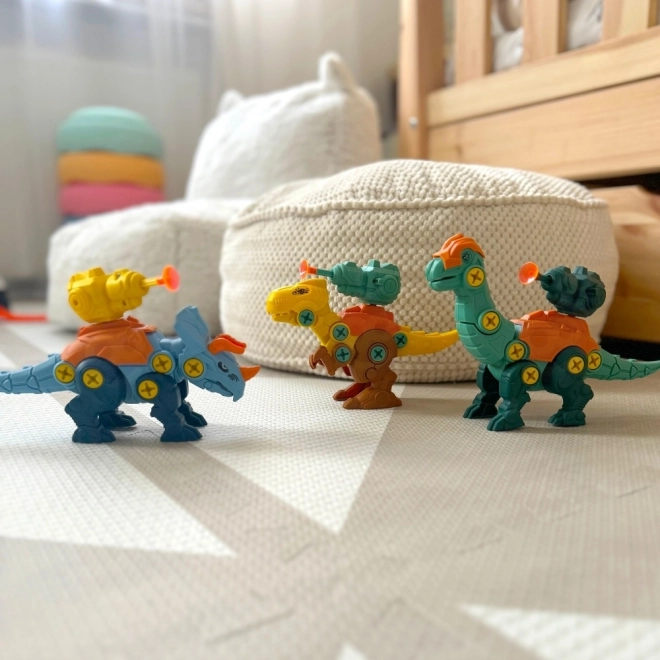 Set costruttivo di dinosauri da assemblare Woopie
