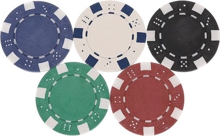 Fiches professionali con nucleo metallico (10 g)