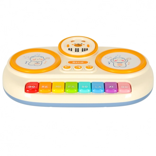 Pianoforte interattivo per bambini organo educativo beige