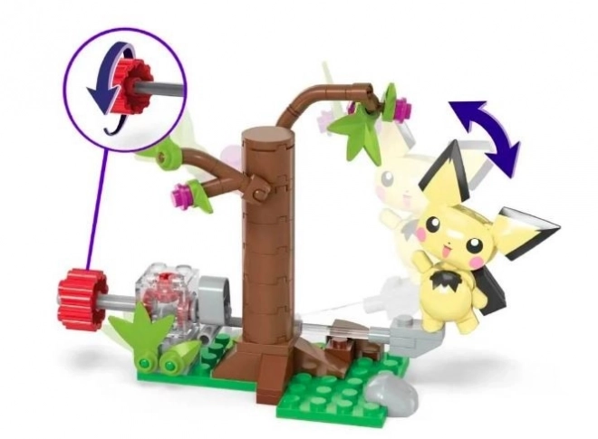 Set da costruzione Avventura nella foresta con Pikachu