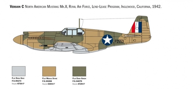 Modello plastico P-51A Mustang 1/72