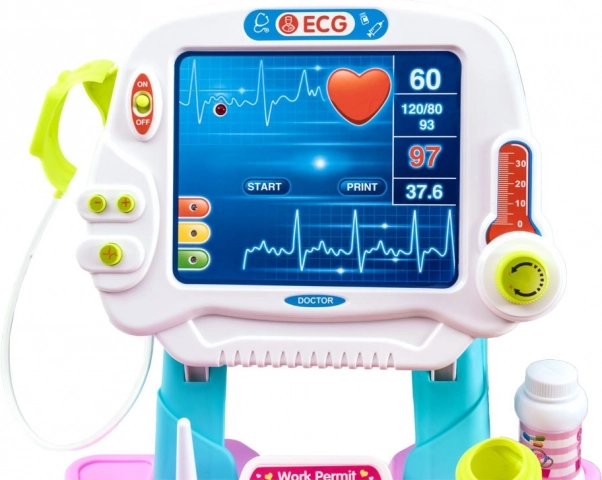 Pannello medico interattivo con luci e suoni