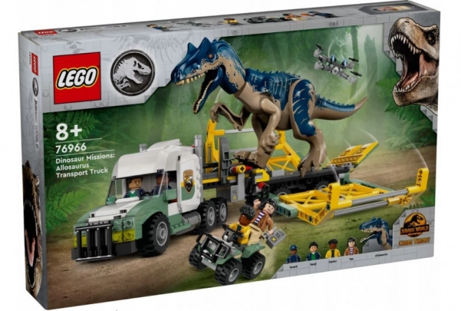 Lego Jurassic World - Camion da trasporto Allosauro