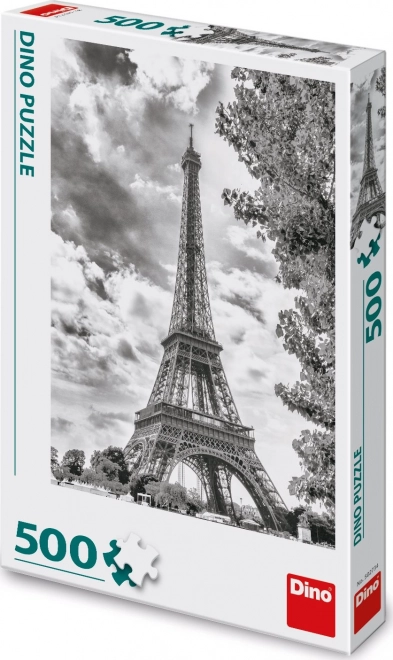 Puzzle Torre Eiffel in bianco e nero 500 pezzi