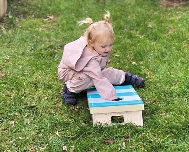 Gioco 2 in 1 Cornhole e Hockey da tavolo Small Foot