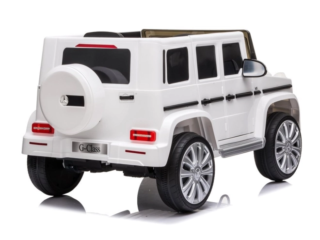 Mercedes G500 a batteria per bambini bianco