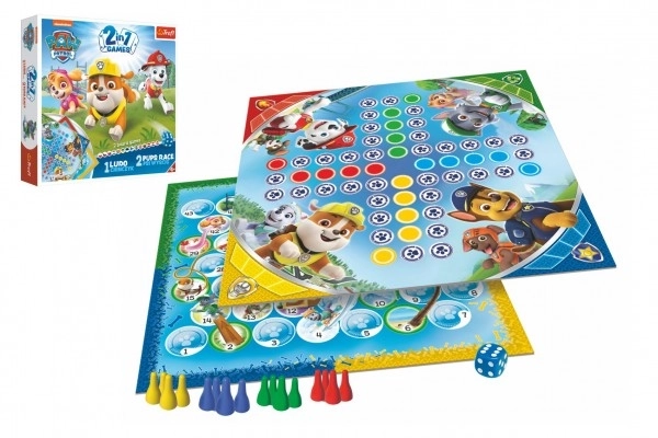 Trefl: Gioco 2 in 1 - Ludo: Paw Patrol