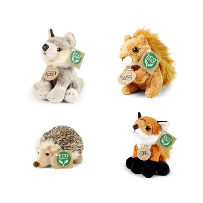 Set completo di peluche animali della foresta eco-friendly