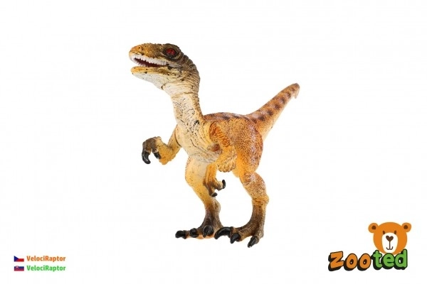 Velociraptor Giocattolo in Plastica 16cm in Sacchetto